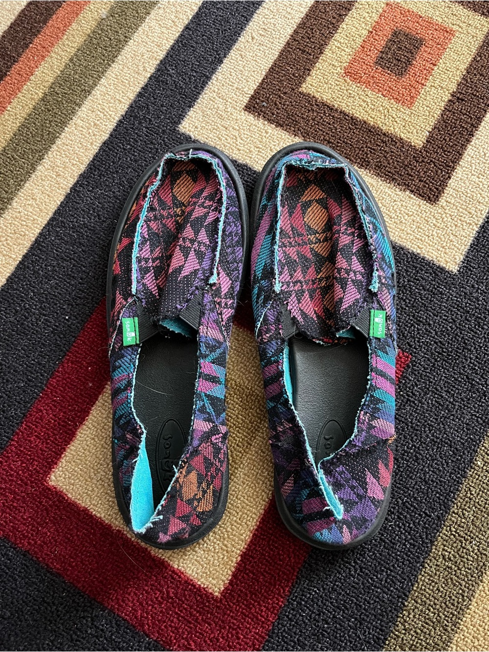Sanuk Aztec Print Shoes